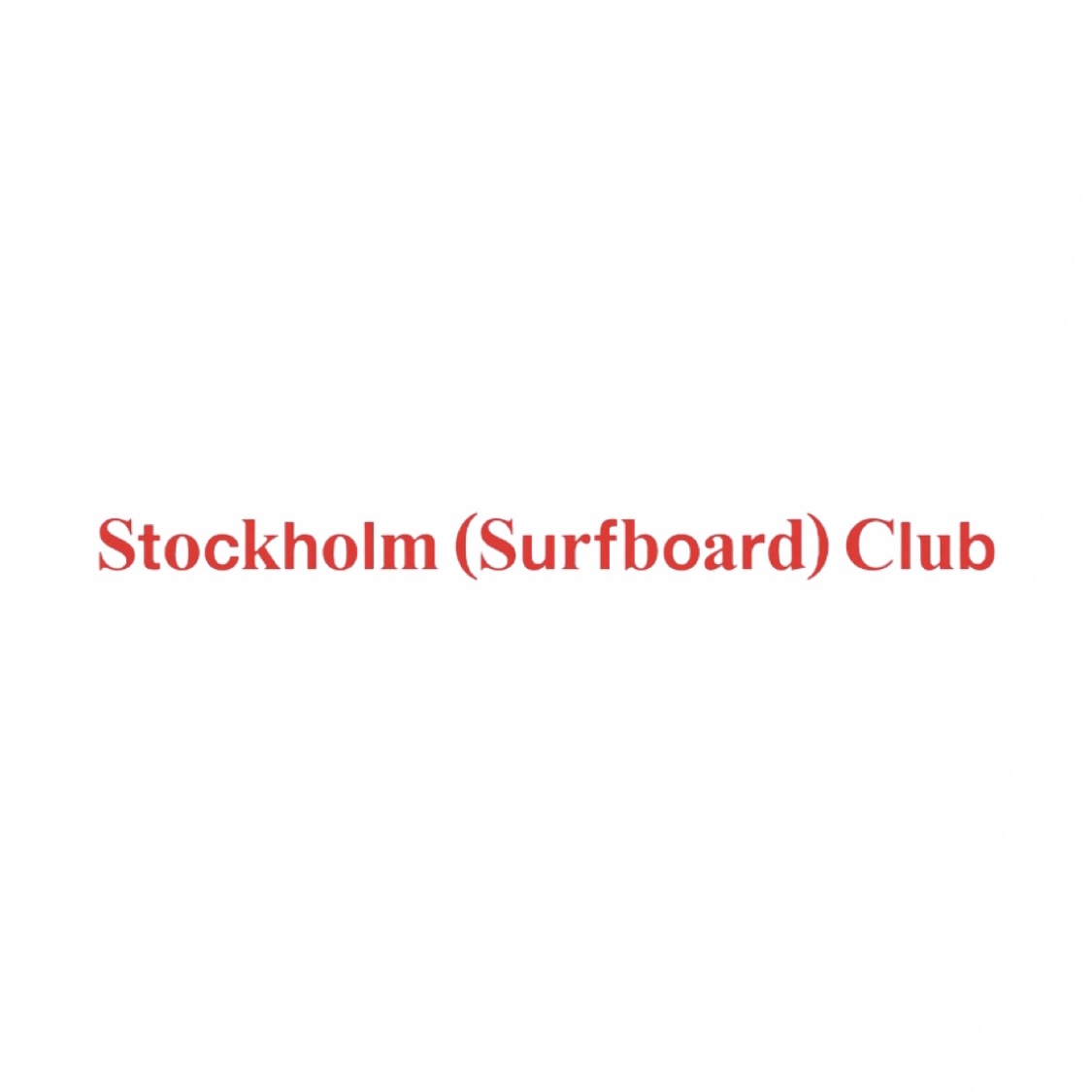 買い価格Stockholm surfboad club ロゴ　Tシャツ Tシャツ/カットソー(半袖/袖なし)