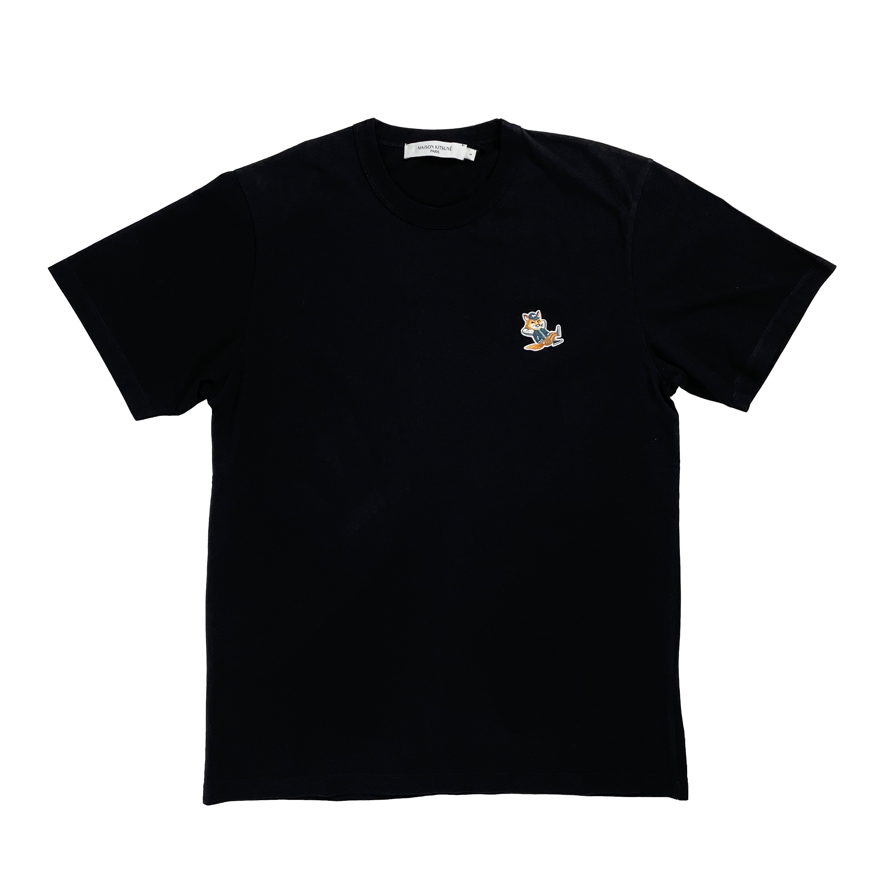 Maison KITUNE ブラック Tシャツ(Sサイズ)