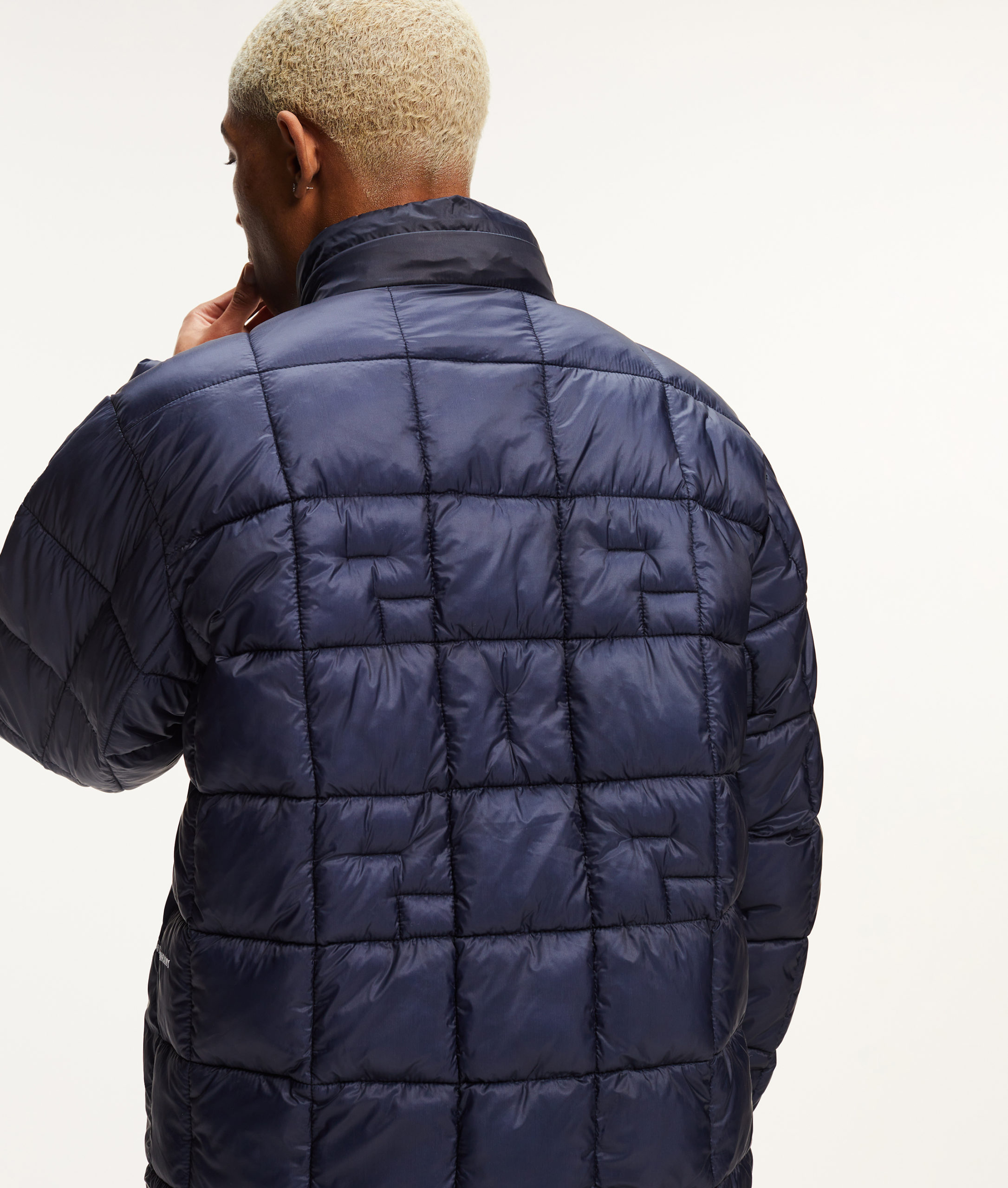 【POP TRADING COMPANY 】 QUILTED REVERSIBLE PUFFER JACKET